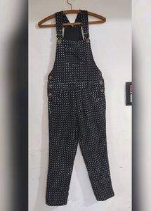Black Dungree For Girls