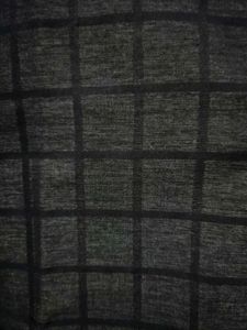 Men Checked Grey-Black Shirt - Size 40 Or Large