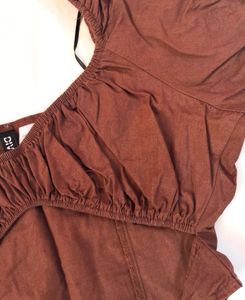 H&amp;M Brown Crop Top