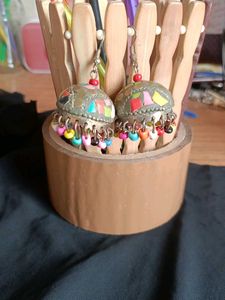 Boho Colorful Bead Dangle Earrings