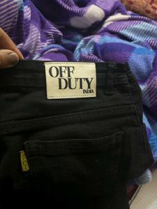 High Waisted Black Straight Fit Jeans