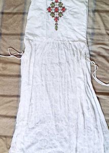 White Embroidered Sundress