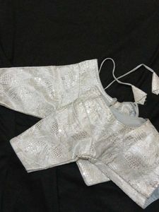 Sparkling Silver Blouse
