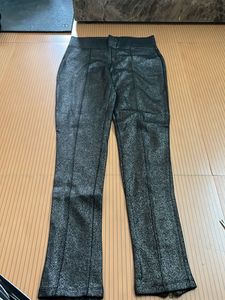P24Metallic Silver Pants