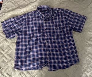 Oversized Drop Shoulder Boxy Cropped Shirt