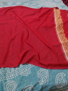 red saree fix price 120
