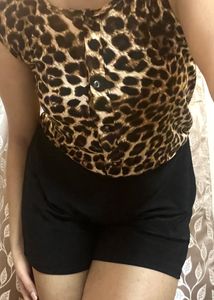 Y2K Animal Print Jump Suit