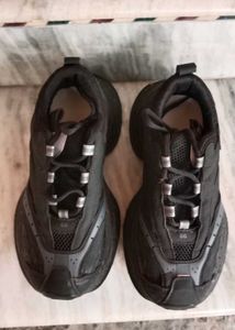 Black Chunky Platform Sneakers