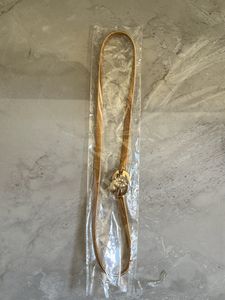 Gold-tone chain belt