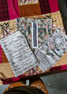 unstitched kurta set