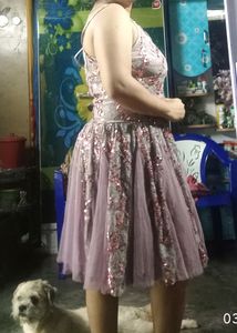barbie doll sequience midi dress😍