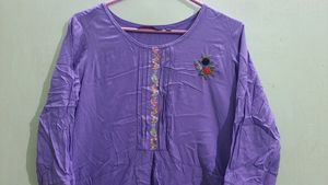 LAVENDER KURTI- AAVASA