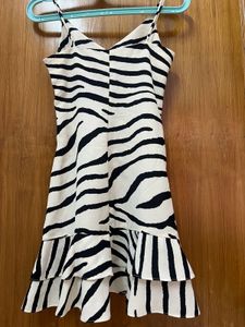 H&amp;M Black Striped Dress
