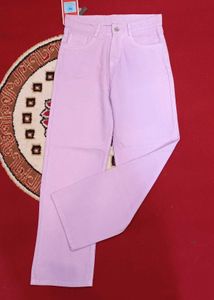 Lilac Wide Leg Jeans