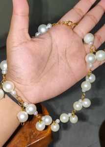 Pearl &amp; Gold Delicate Necklace