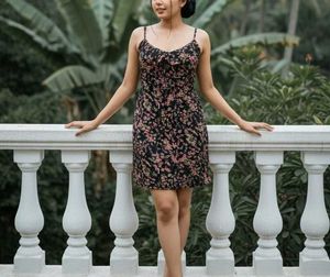 Floral Print Mini Dress