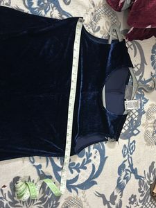 Strechable Imported Fabric Velvet Dress