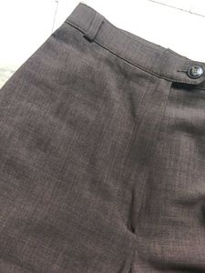 Brown High-Waisted Trousers