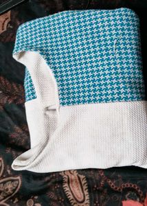 Houndstooth Color Block Top