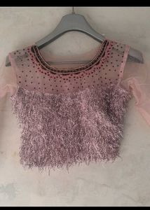 Light Pink Crop Top