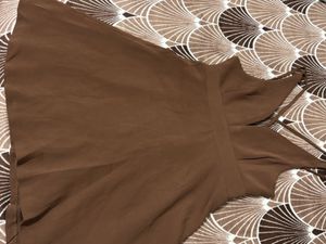 Strap Brown 👗 Dress