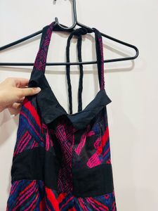 Boho Halter Neck Beautiful Dress