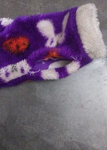 Cute Purple Bunny Kids' Hoodie