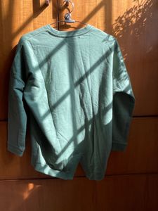 Olive Green American Flag Sweatshirt