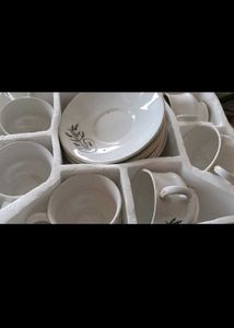 Vintage cup saucer sets.