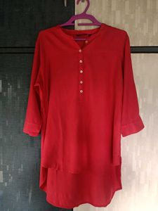 Red Tunic Top