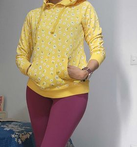 Here &amp; Now Floral Print Hoodie