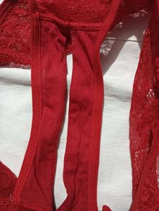 Red Lace Panties🔥free size