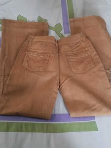 New Bootcut Embroidered Jeans For Girls