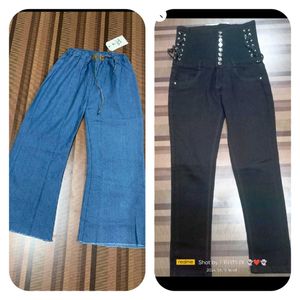 2pc Jeans Combo Size-28 O24 K63