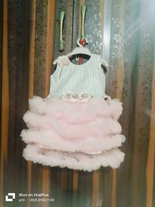 Party Wear Pink Frock