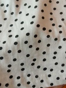 White On Black Dots Inner 6 To 7 Age