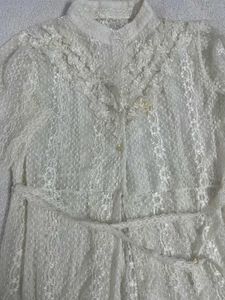 White Lace Dress Without Lining Swap Available