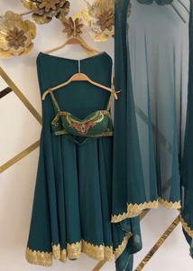 Elegant Green Kurta Set & Dupatta