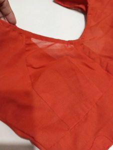 Orange Blouse