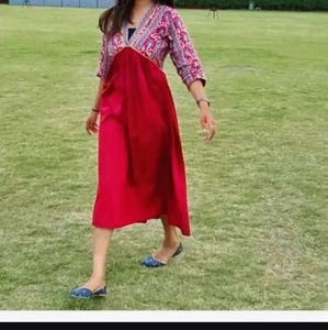 Burgundy MIDI Dress