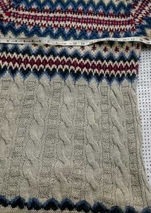 Patterned Knit Sweater