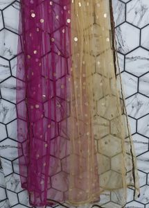 Golden Suit With Magenta Bottom