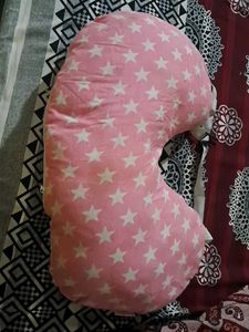 Pink Star Nursing Feeding Pillow