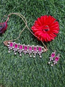 Beautiful Pink Jewellery Set