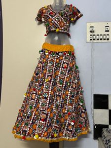 Embroidered Lehenga Choli Duppatta Set