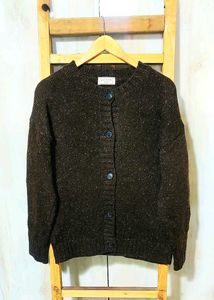 Brown Knit Cardigan Bust size-40-42