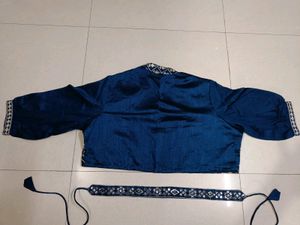 Blue Gown With Jacket