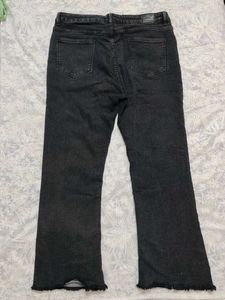 CHARCOAL BOOTCUT JEANS
