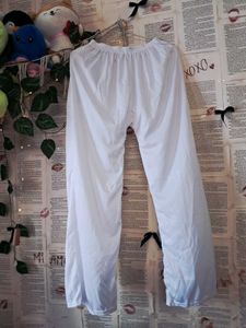 Black And White Wide Leg Pants