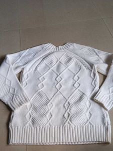 Ivory Cable Knit Sweater